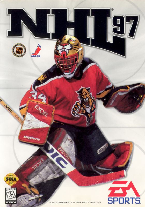 Front Cover for NHL 97 (Genesis)