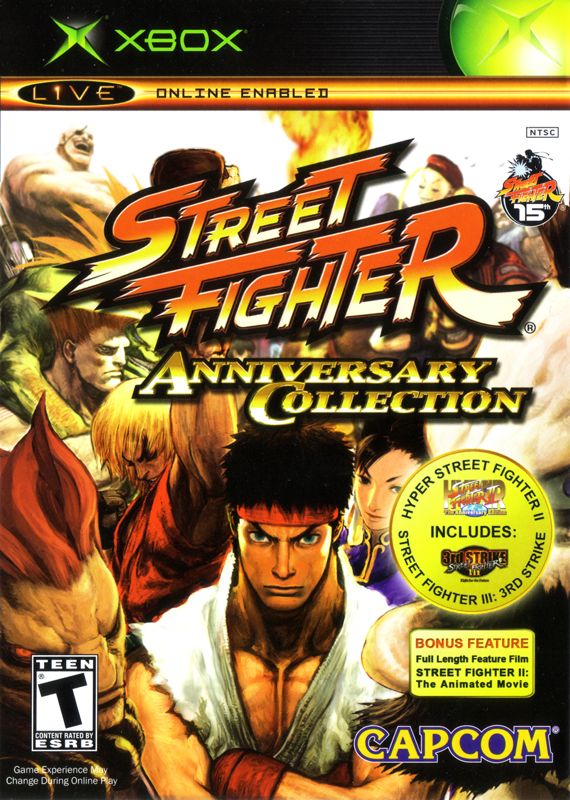 Front Cover for Street Fighter: Anniversary Collection (Xbox)