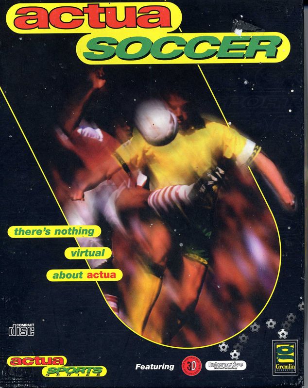 Front Cover for VR Soccer '96 (DOS)