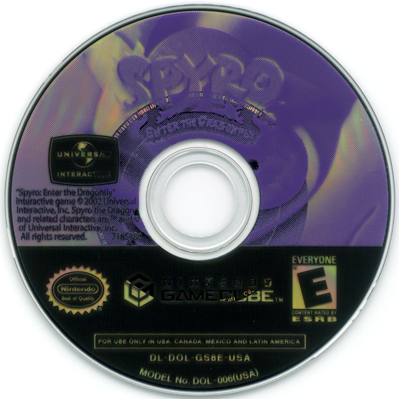 Media for Spyro: Enter the Dragonfly (GameCube) (Player's Choice release)