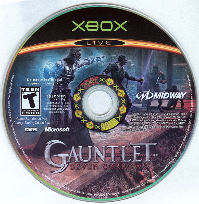 Media for Gauntlet: Seven Sorrows (Xbox)