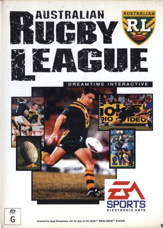 Front Cover for Australian Rugby League (Genesis)