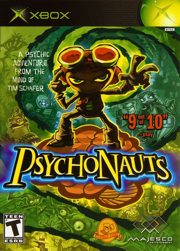 Front Cover for Psychonauts (Xbox)