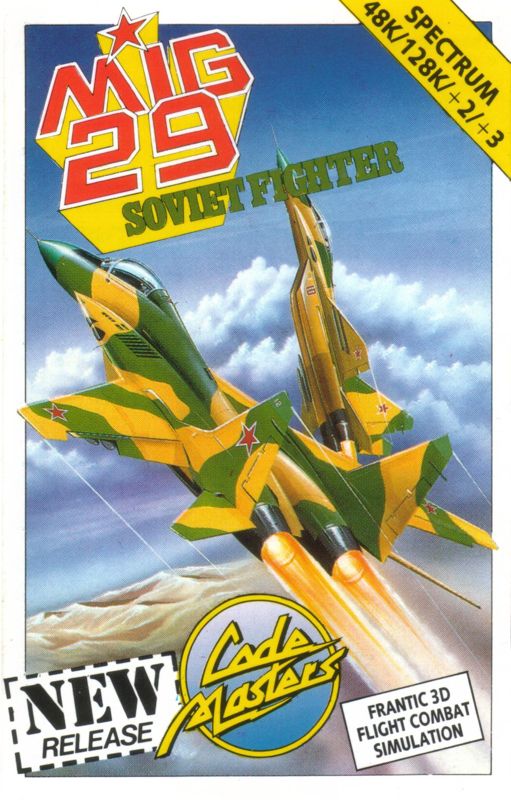 Front Cover for Mig-29 Soviet Fighter (ZX Spectrum)
