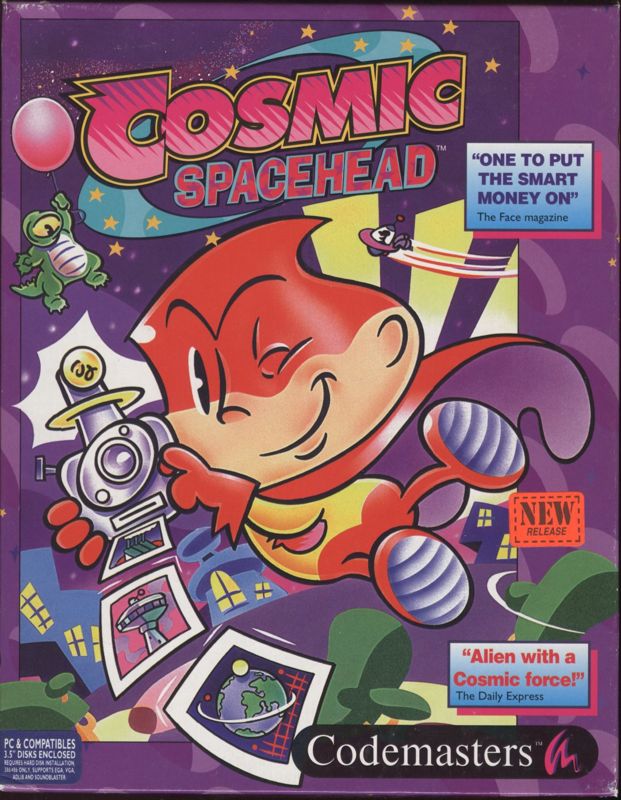 Front Cover for Cosmic Spacehead (DOS)