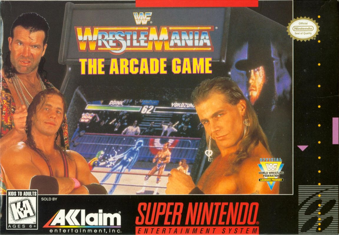 Front Cover for WWF WrestleMania (SNES)