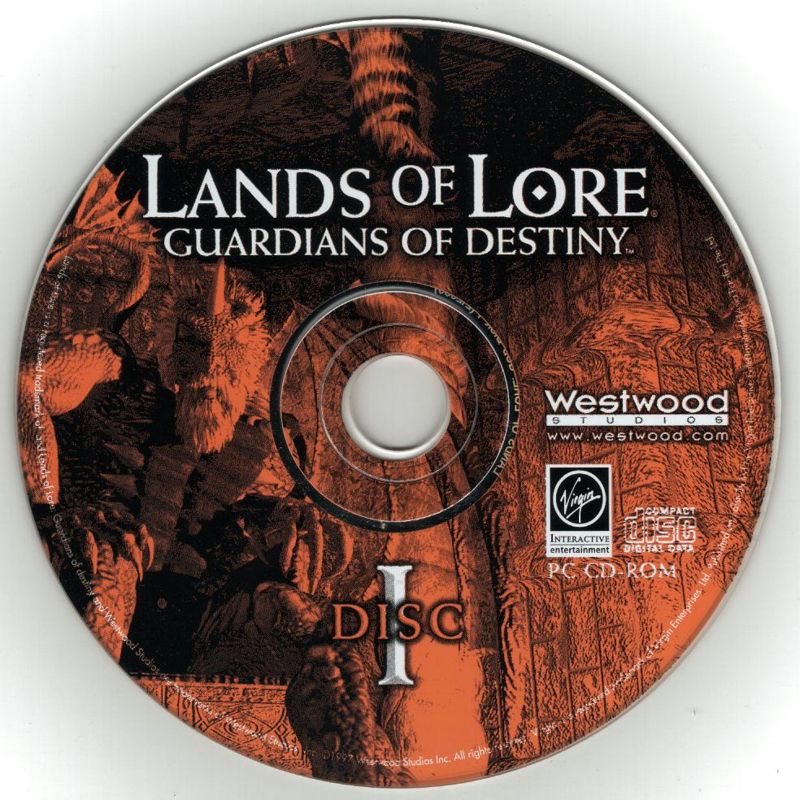 Media for Lands of Lore: Guardians of Destiny (DOS and Windows) (Asian): Disc 1