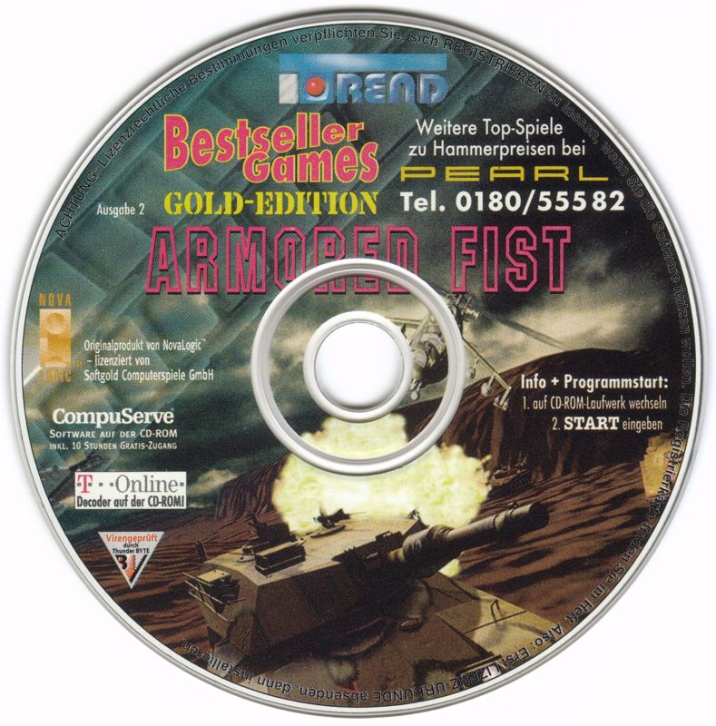 Media for Armored Fist (DOS) (Bestseller Games Gold Edition 2)