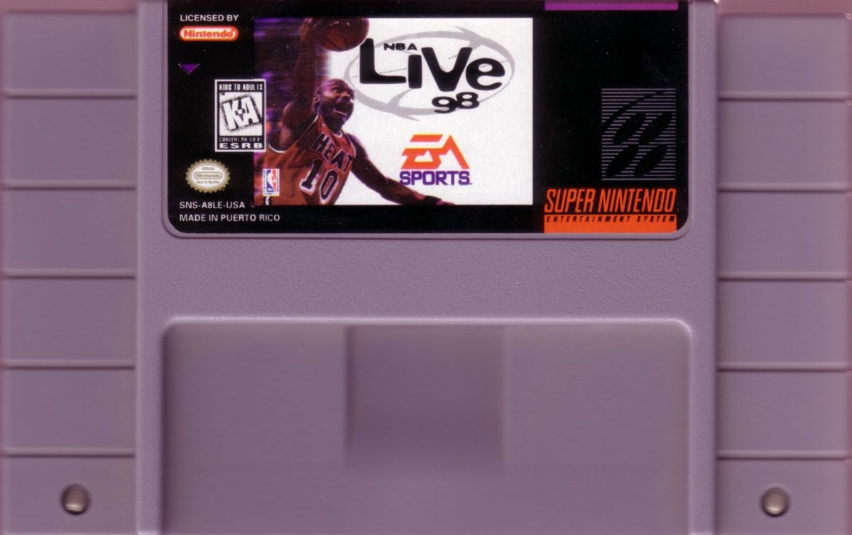 Media for NBA Live 98 (SNES)
