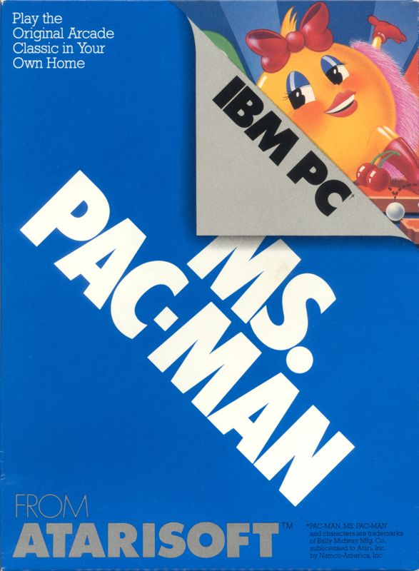 Front Cover for Ms. Pac-Man (PC Booter)