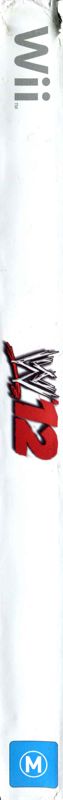 Spine/Sides for WWE '12 (Wii)