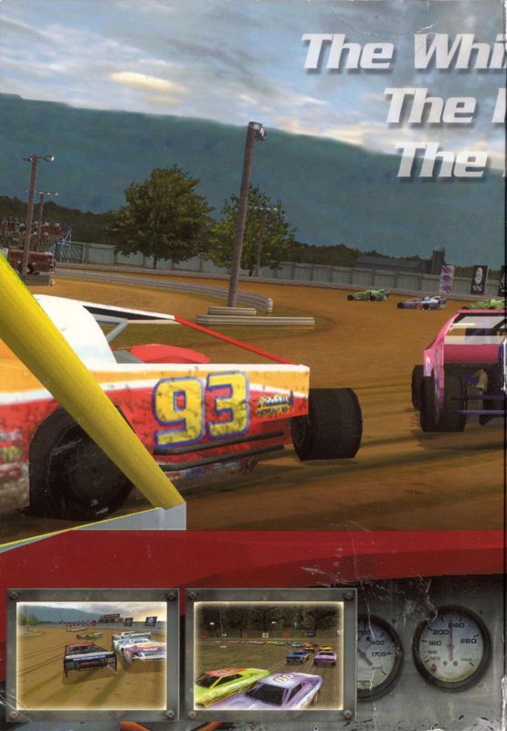 Inside Cover for Dirt Track Racing 2 (Windows): Left Flap