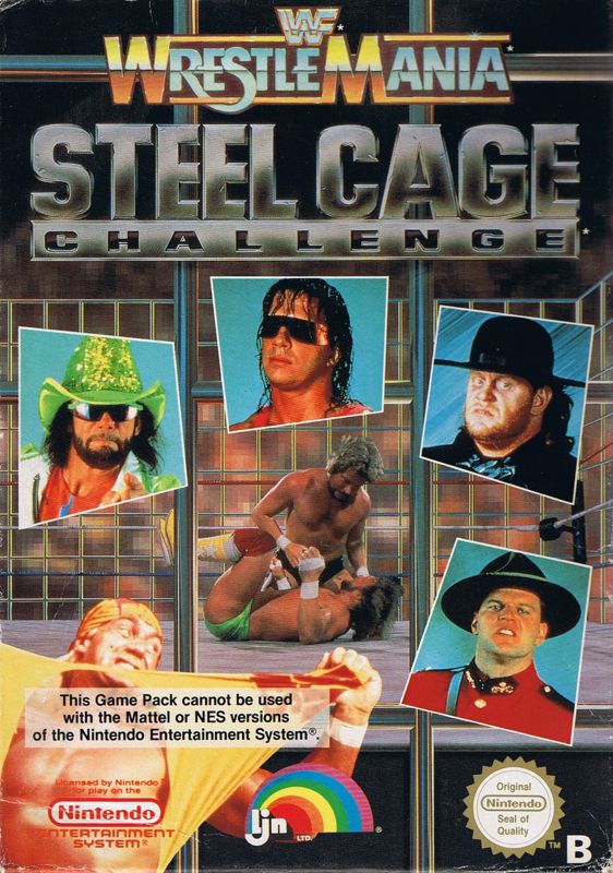 Front Cover for WWF Wrestlemania: Steel Cage Challenge (NES)