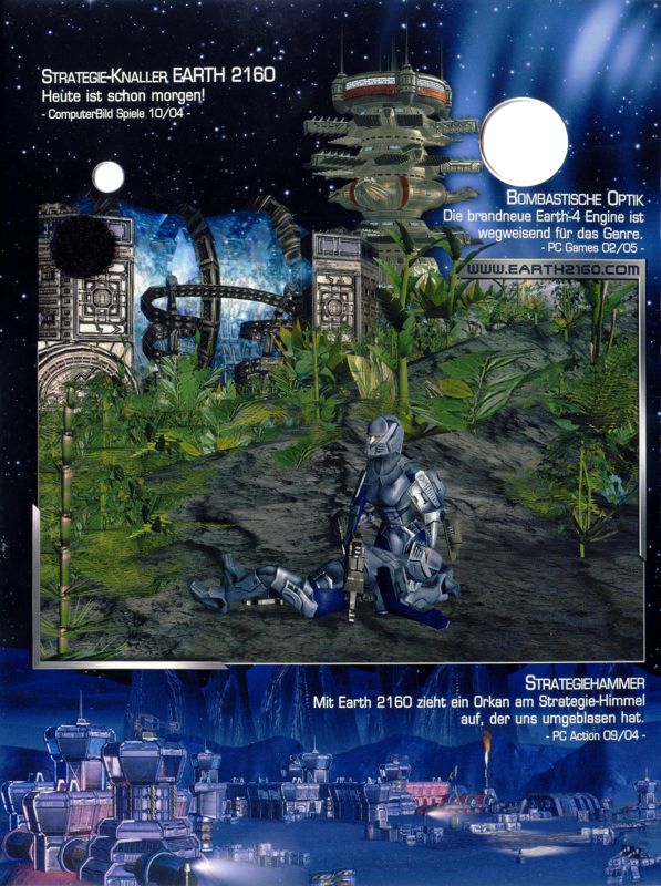 Inside Cover for Earth 2160 (Windows): Left Flap