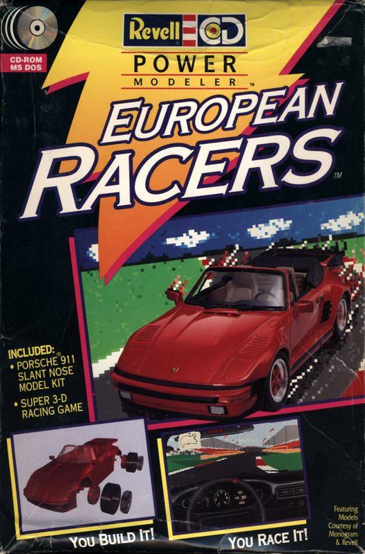 Front Cover for European Racers (DOS)