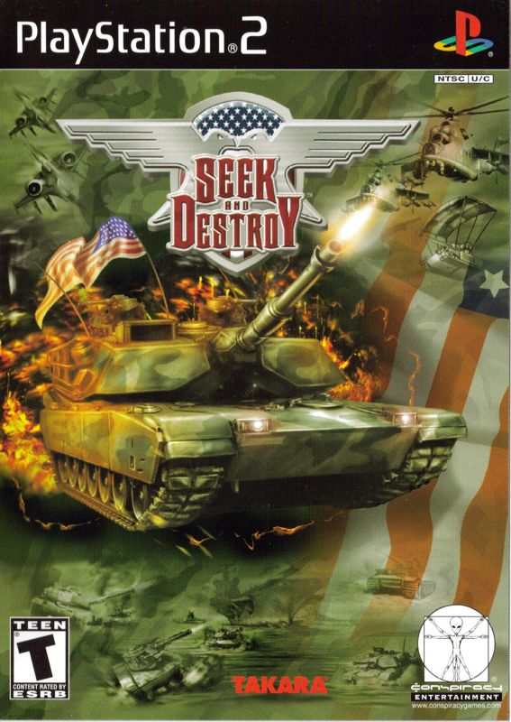 Front Cover for Seek and Destroy (PlayStation 2)