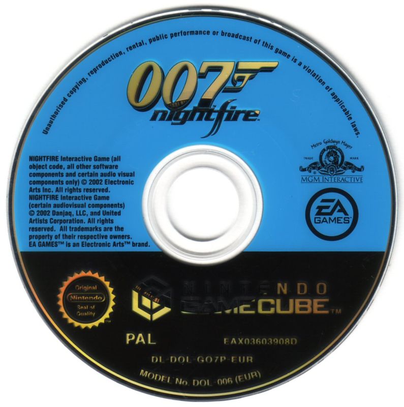 Media for 007: Nightfire (GameCube)