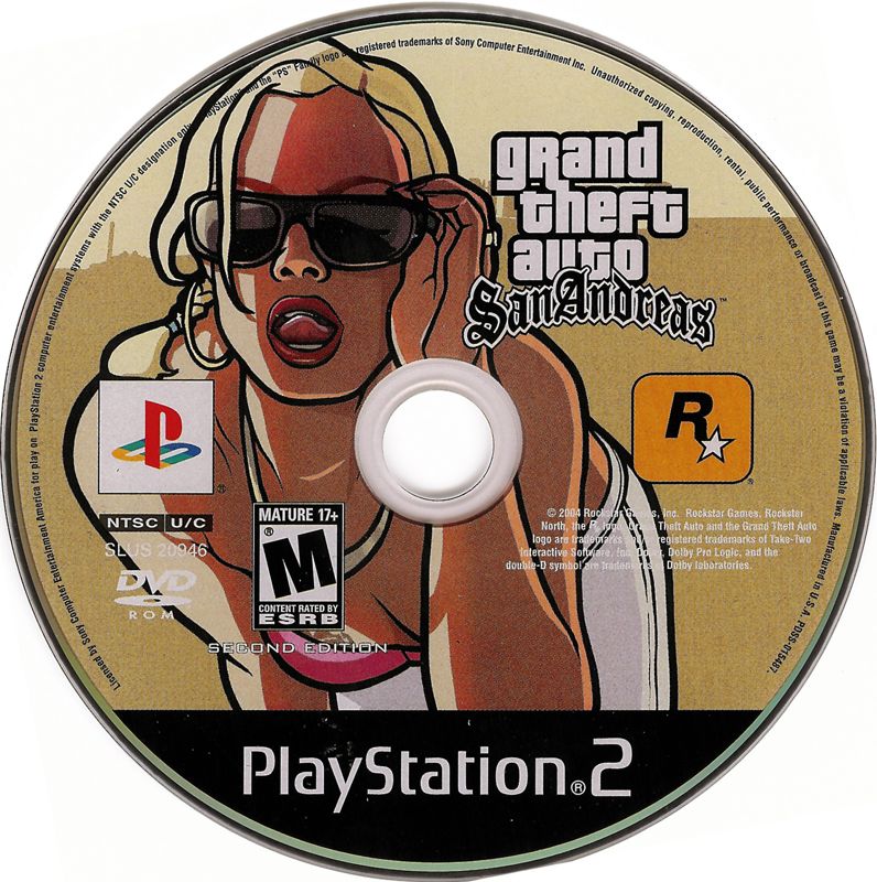 Media for Grand Theft Auto: San Andreas (Special Edition) (PlayStation 2)