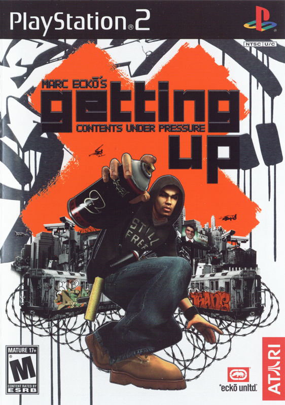 Front Cover for Marc Ecko's Getting Up: Contents Under Pressure (PlayStation 2)
