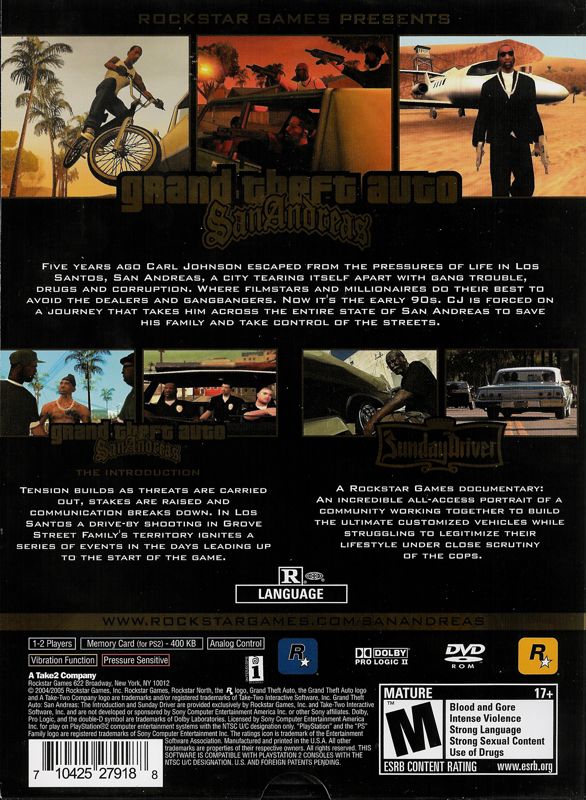 Grand Theft Auto: San Andreas (Special Edition) (2005) - MobyGames