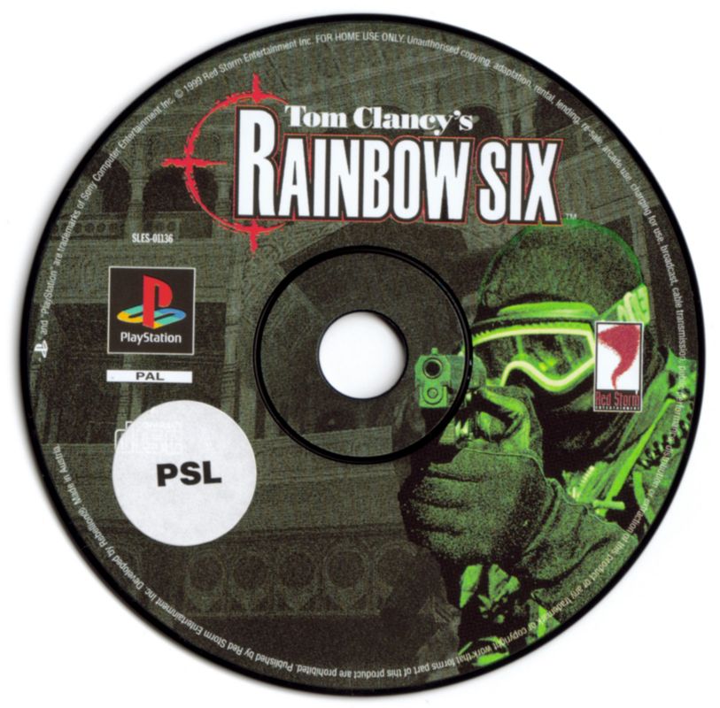 Tom Clancy's Rainbow Six cover or packaging material - MobyGames