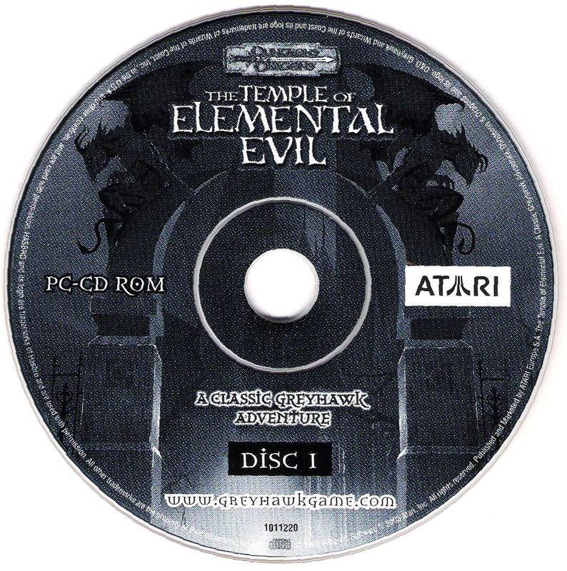 Media for The Temple of Elemental Evil: A Classic Greyhawk Adventure (Windows): Disc 1