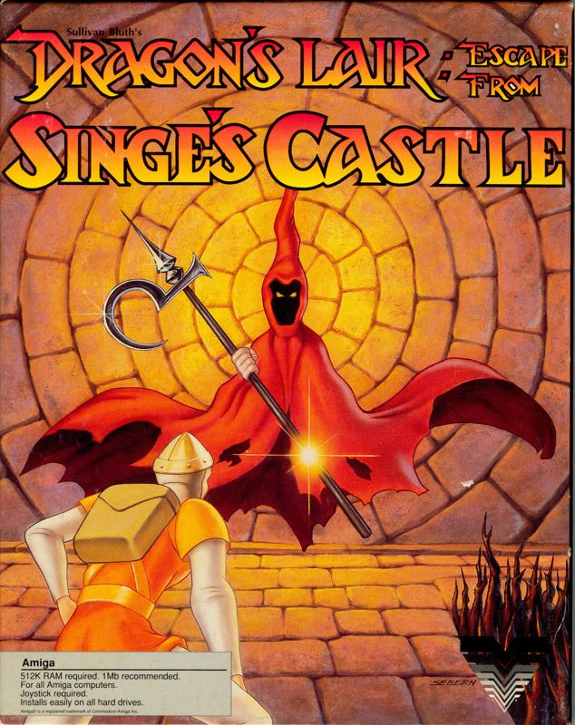 Front Cover for Dragon's Lair: Escape from Singe's Castle (Amiga)