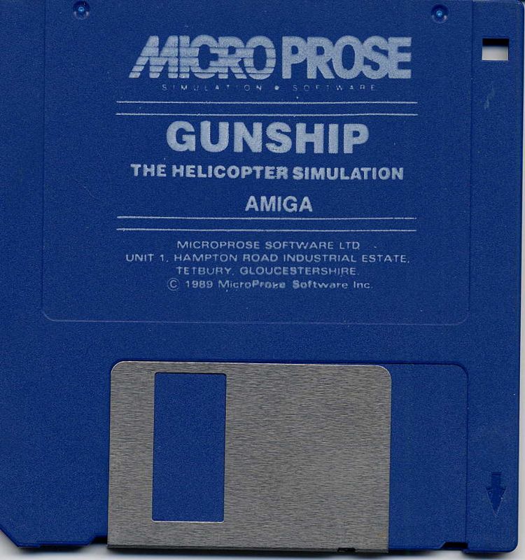 Media for Gunship (Amiga)