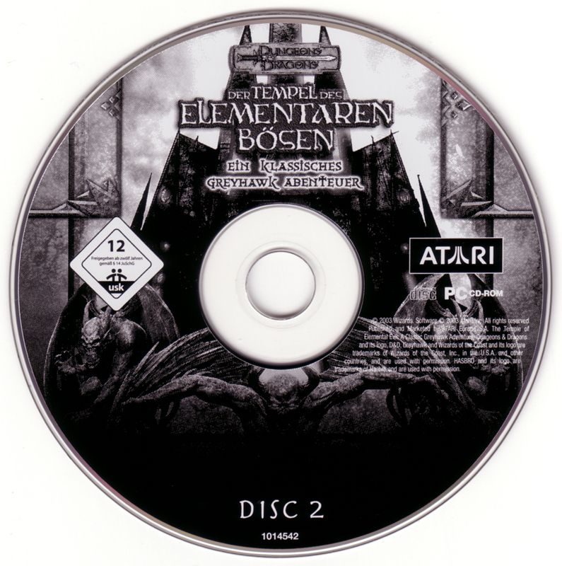 Media for The Temple of Elemental Evil: A Classic Greyhawk Adventure (Windows): Disc 2