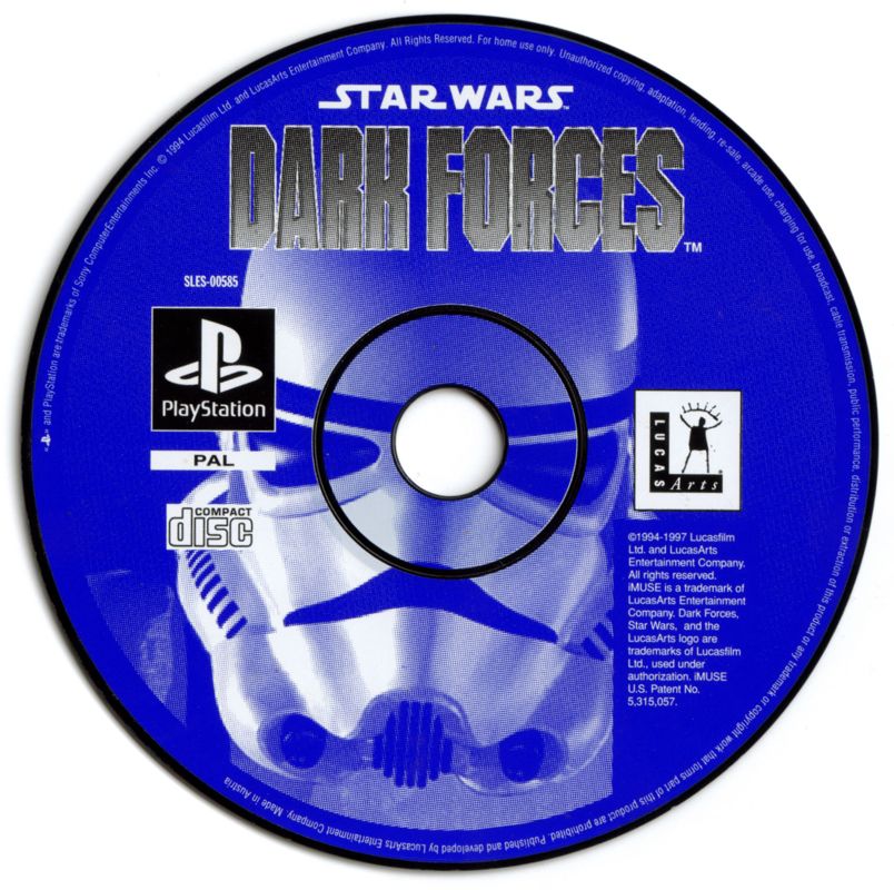 Media for Star Wars: Dark Forces (PlayStation)