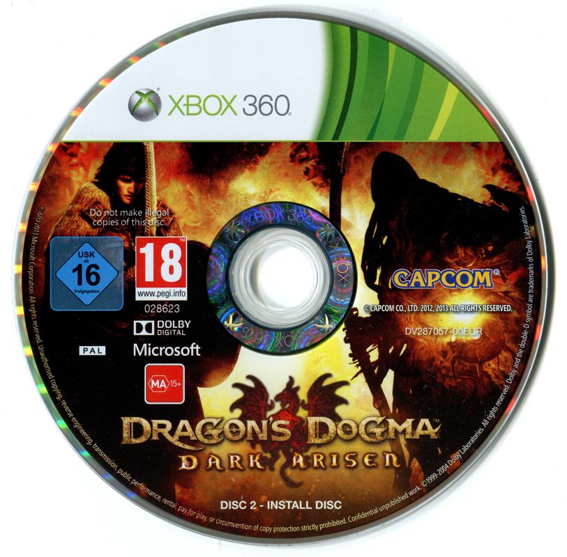 Media for Dragon's Dogma: Dark Arisen (Xbox 360): Disc 2