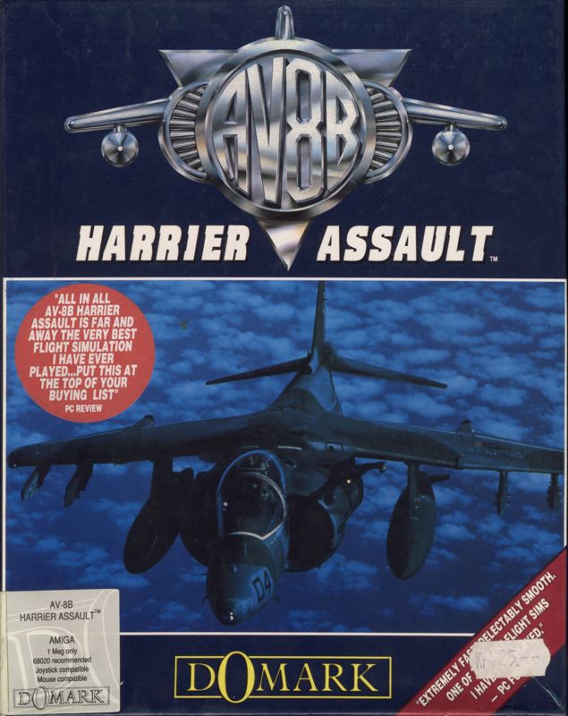 Front Cover for AV-8B Harrier Assault (Amiga)