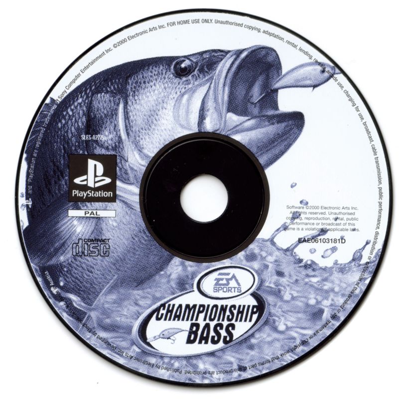 Media for Championship Bass (PlayStation) (EA Sports Classics release)
