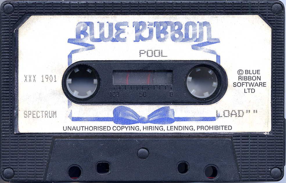 Media for Pool (ZX Spectrum) (Blue Ribbon release)