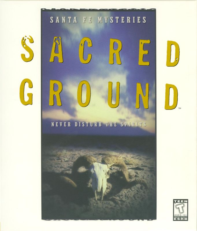Front Cover for Santa Fe Mysteries: Sacred Ground (DOS and Macintosh and Windows)