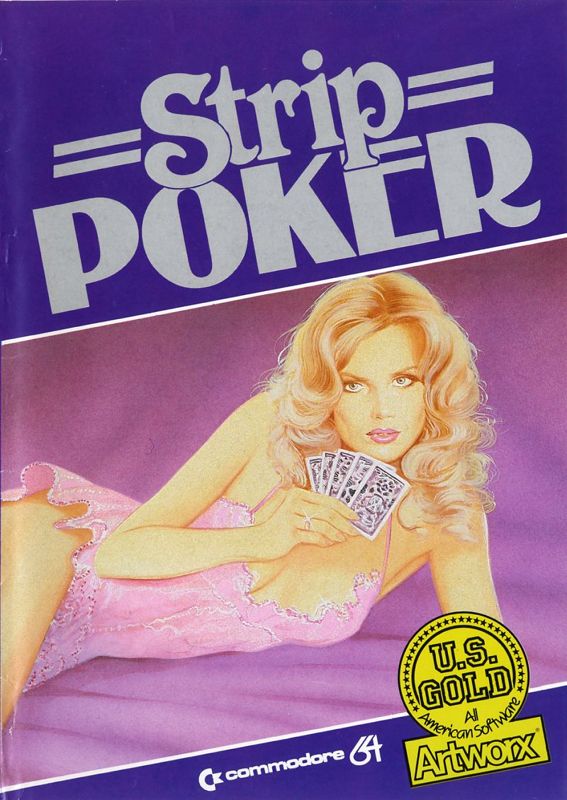 Front Cover for Strip Poker: A Sizzling Game of Chance (Commodore 64)