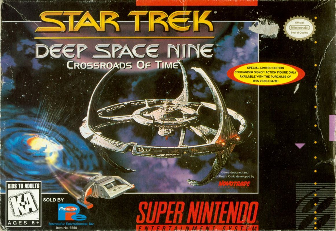 Front Cover for Star Trek: Deep Space Nine - Crossroads of Time (SNES)