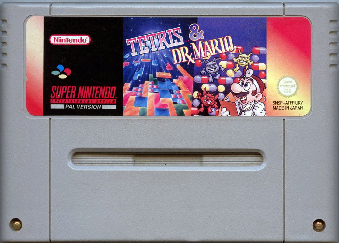 Media for Tetris & Dr. Mario (SNES)