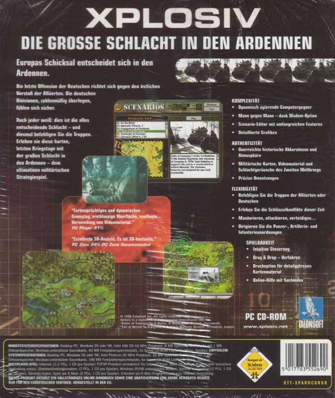 Battleground: Ardennes cover or packaging material - MobyGames