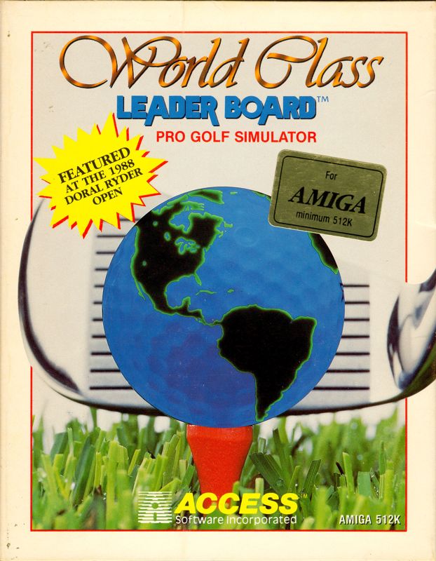 Front Cover for World Class Leader Board (Amiga)