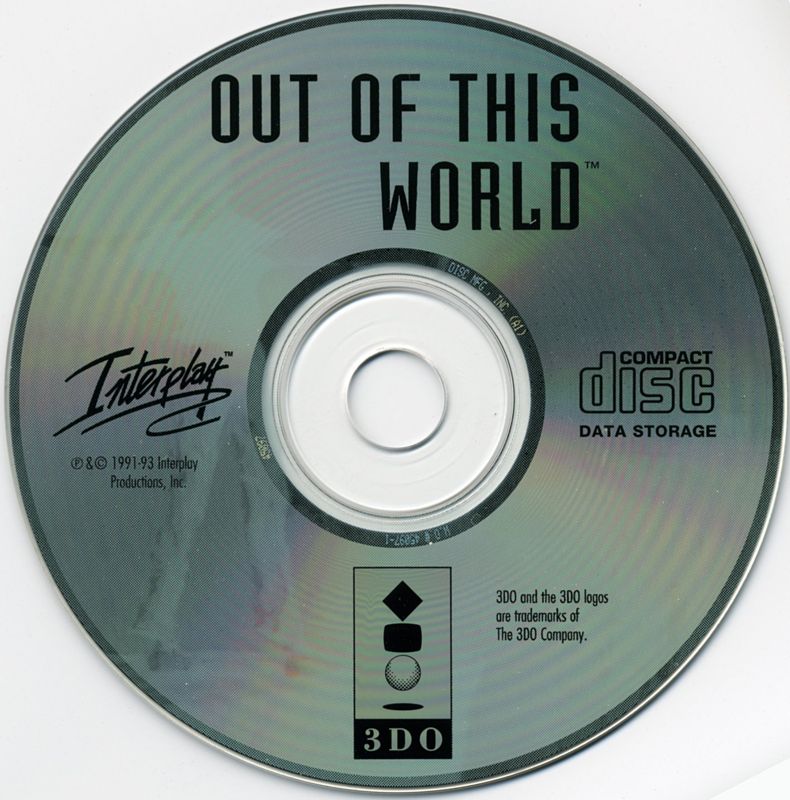 Media for Out of This World (3DO)