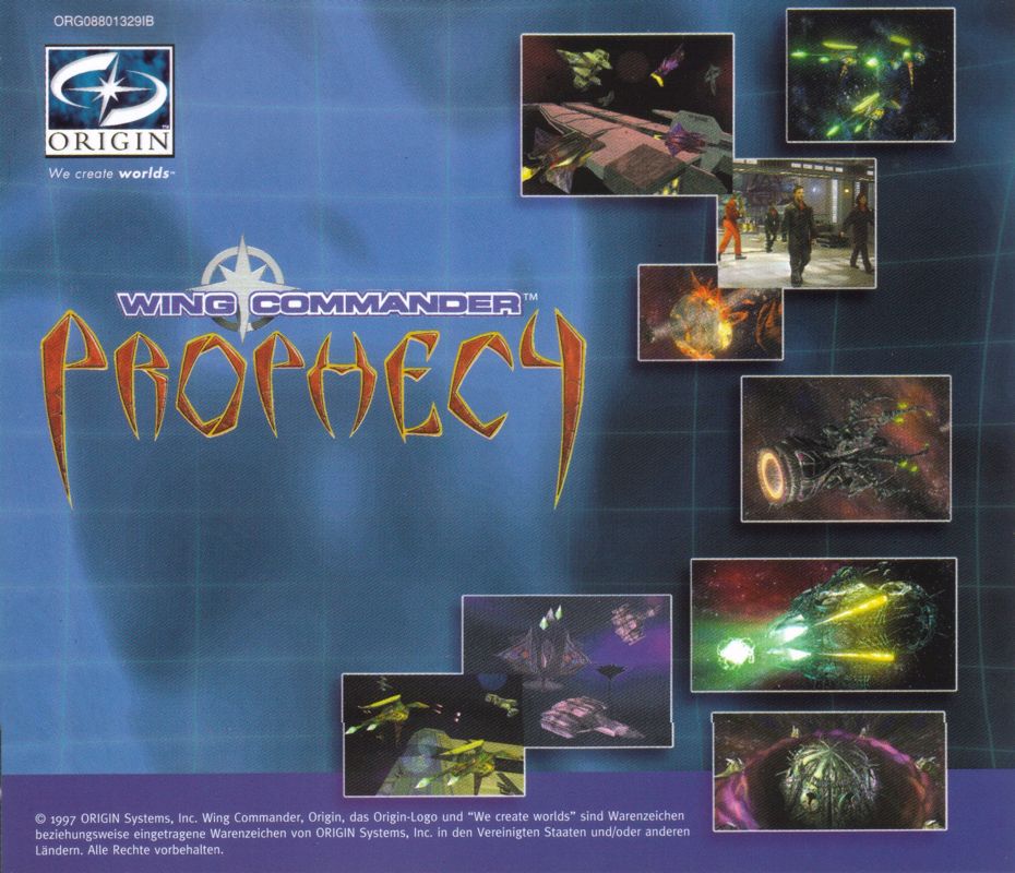 Other for Wing Commander: Prophecy (Special Edition) (Windows): Jewel Case - Back