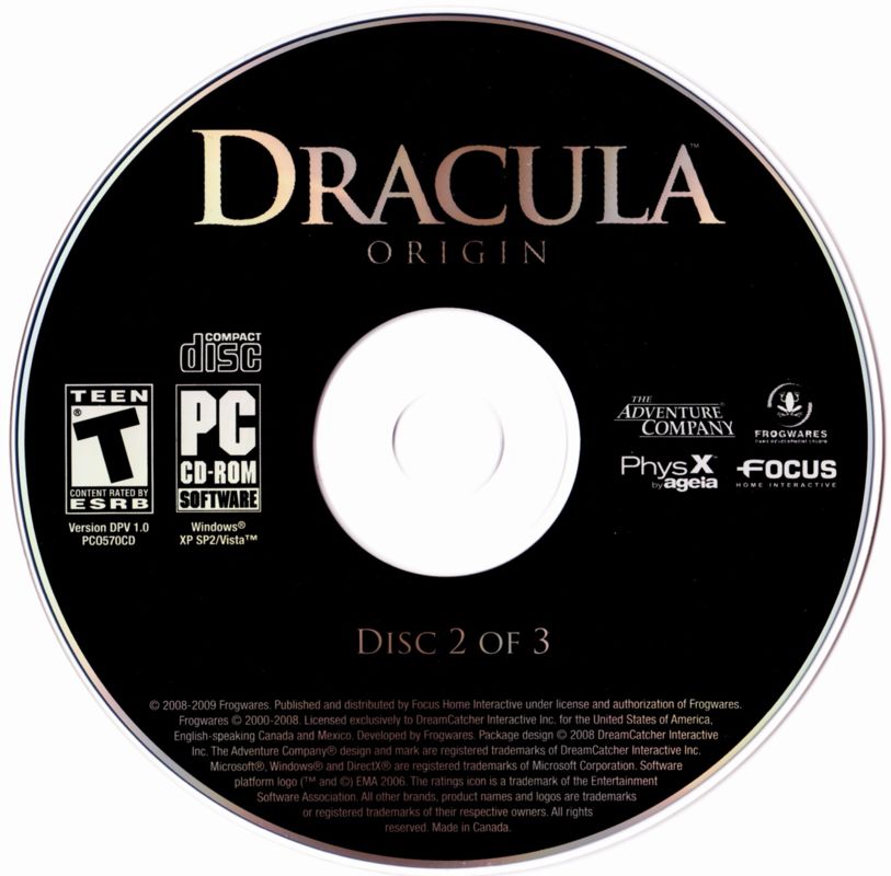 Media for Dracula: Origin (Windows): Disc 2