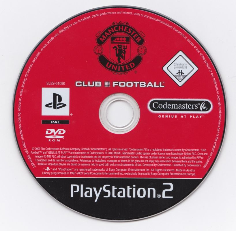 Media for Club Football: 2003/04 Season (PlayStation 2) (Manchester United Club Football)