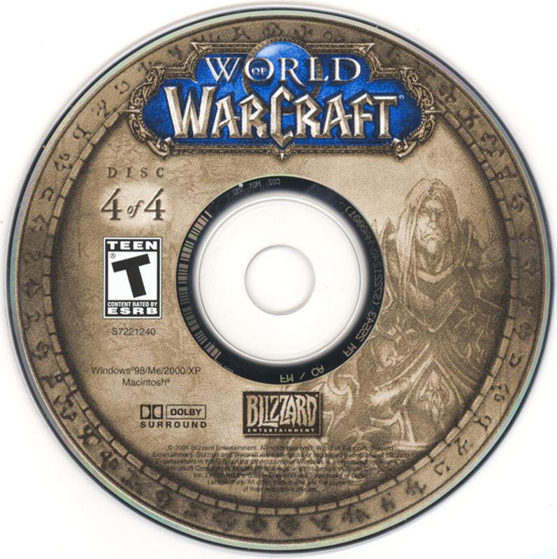 Media for World of WarCraft (Macintosh and Windows): Disc 4
