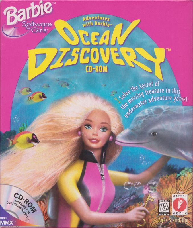 Front Cover for Adventures with Barbie: Ocean Discovery (Windows 3.x)
