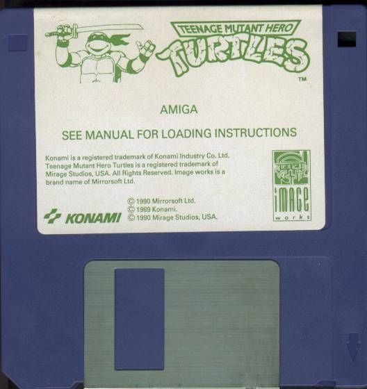 Media for Teenage Mutant Ninja Turtles (Amiga)