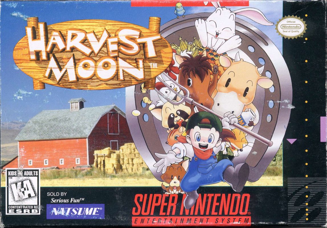Front Cover for Harvest Moon (SNES)