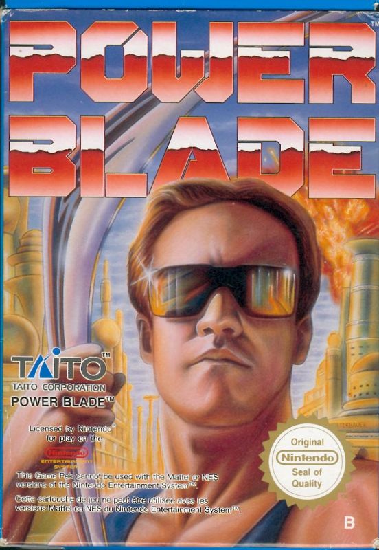 Front Cover for Power Blade (NES)