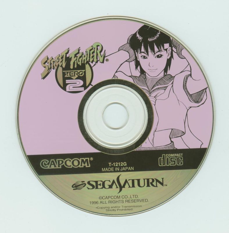 Media for Street Fighter Alpha 2 (SEGA Saturn)